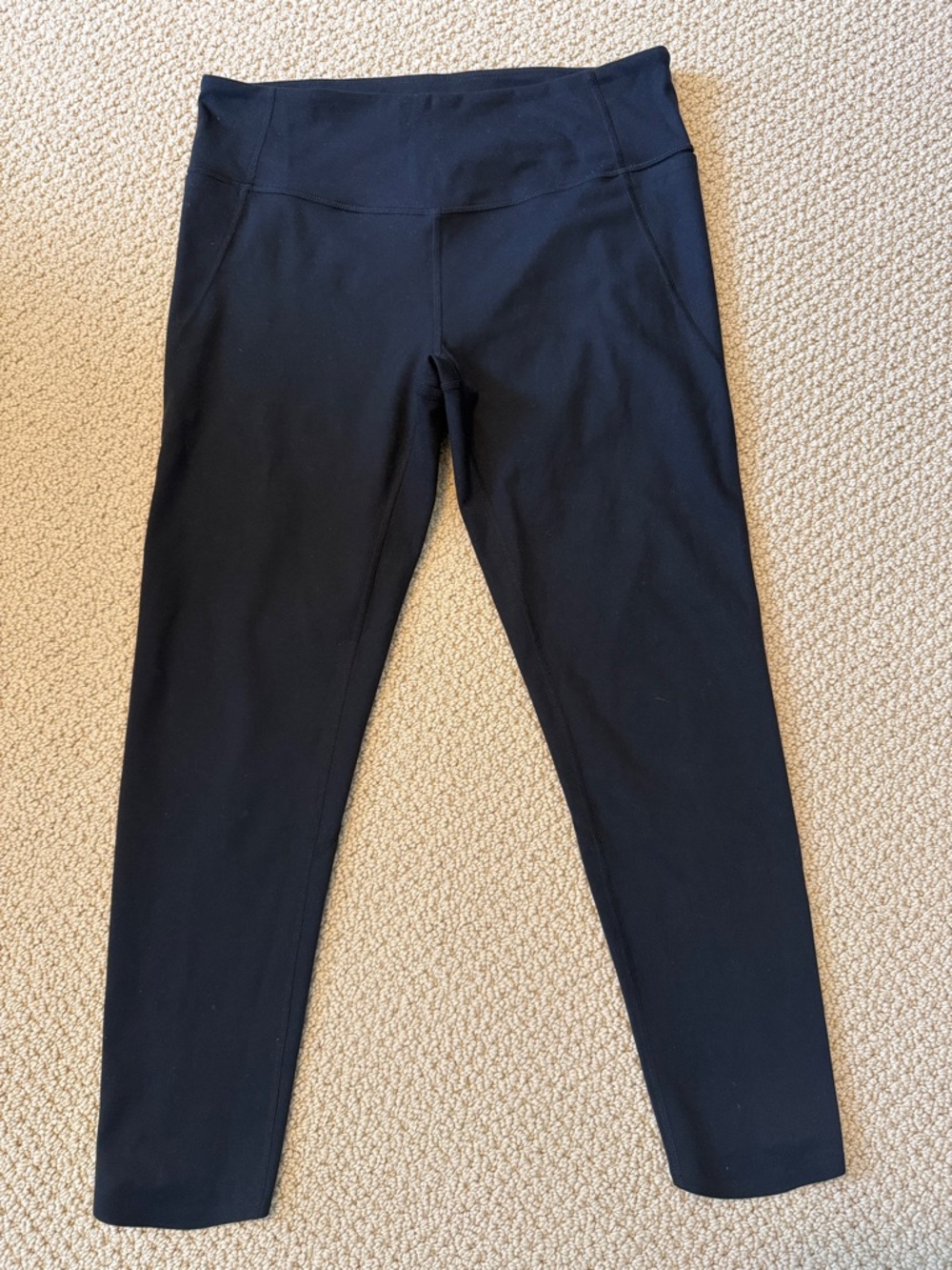 Zella Black High-Waist Active Cropped Leggings with pockets